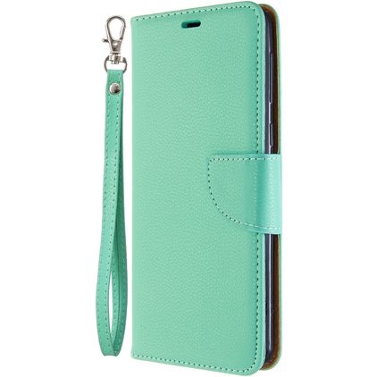 Mobigear Excellent Samsung Galaxy A21 Hoesje Bookcase Portemonnee - Turquoise