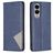 Mobigear Rhombus Slim Samsung Galaxy S25 Edge Hoesje Bookcase - Blauw