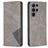Mobigear Rhombus Slim Samsung Galaxy S25 Ultra Hoesje Bookcase - Grijs