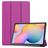 Mobigear Tri-Fold Samsung Galaxy Tab S6 Lite Hoes Bookcase - Paars