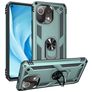 Mobigear Armor Ring Xiaomi Mi 11 Lite Hoesje Hardcase Backcover Shockproof met Ringhouder - Groen
