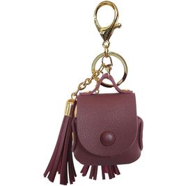Mobigear Tassels Apple AirPods 1 Hoesje - Bordeaux Rood