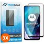 Mobigear Premium Motorola Moto G71 5G Glazen Screenprotector - Case Friendly - Zwart (3-Pack)