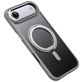 Mobigear Frosted Mag iPhone Air MagSafe Hoesje Hardcase Backcover met Standaard - Grijs
