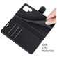 Mobigear Classic Samsung Galaxy S22 Ultra Hoesje Bookcase Portemonnee - Zwart