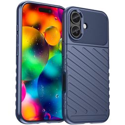 Mobigear Groove iPhone 17 Hoesje Flexibel TPU Backcover - Blauw
