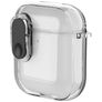 Mobigear Crystal Clip Apple AirPods 2 Hardcase Hoesje - Transparant / Zwart