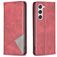 Mobigear Rhombus Slim Samsung Galaxy S24 Hoesje Bookcase - Rood