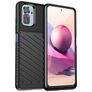 Mobigear Groove POCO M5s Hoesje Flexibel TPU Backcover - Zwart