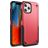 Mobigear Slim Armor iPhone 12 Pro Max Hoesje Hardcase Backcover Shockproof - Rood
