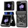 Mobigear Armor ring Samsung Galaxy Z Flip 6 Hoesje Hardcase Backcover Shockproof met Ringhouder - Zwart