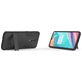 Mobigear Armor Stand OnePlus 6T Hoesje Hardcase Backcover Shockproof met Standaard - Zwart
