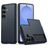 Mobigear Card Samsung Galaxy S26 Hoesje Hardcase Backcover Shockproof met Pasjeshouder - Blauw
