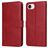 Mobigear Wallet iPhone 16e Hoesje Bookcase Portemonnee - Rood