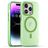Mobigear Shockproof iPhone 16 Pro Max MagSafe Hoesje Flexibel TPU Backcover - Groen