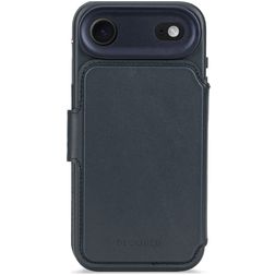 Decoded Detachable Wallet iPhone Air MagSafe Hoesje Echt Leer Uitneembare 2in1 Bookcase Portemonnee - Navy Shadow