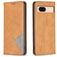 Mobigear Rhombus Slim Google Pixel 8a Hoesje Bookcase - Cognac