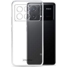 Mobilize Gelly Doorzichtig POCO X6 Pro Hoesje Flexibel TPU Backcover - Transparant