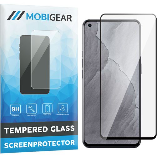 Mobigear Premium Realme GT Master Edition Glazen Screenprotector - Case Friendly - Zwart
