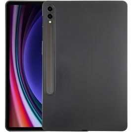 Mobigear Ultra Thin Dunne Samsung Galaxy Tab S9 Plus Hoes Flexibel TPU Backcover - Zwart