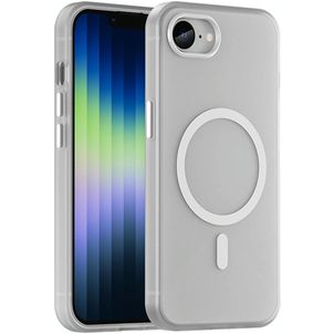 Mobigear Shockproof iPhone 17e MagSafe Hoesje Hardcase Backcover - Wit