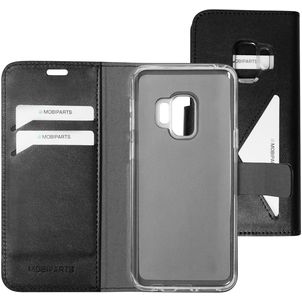 Mobiparts Classic Wallet Samsung Galaxy S9 Hoesje Bookcase Portemonnee - Zwart