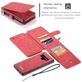 Caseme 007 Samsung Galaxy Note 9 Hoesje Uitneembare 2in1 Bookcase Portemonnee - Rood