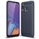 Mobigear Brushed Slim Samsung Galaxy A40 Hoesje Flexibel TPU Backcover - Marineblauw