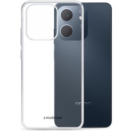 Mobilize Gelly Case Doorzichtig OPPO A5x Hoesje Flexibel TPU Backcover - Transparant