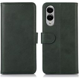 Mobigear Wallet Samsung Galaxy S25 Edge Hoesje Bookcase Portemonnee - Groen