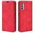 Mobigear Retro Slim Motorola Moto G42 Hoesje Bookcase Portemonnee - Rood