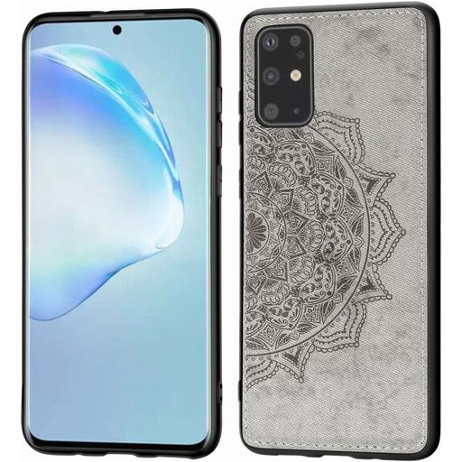 Mobigear Mandala Samsung Galaxy S20 Plus Hoesje Hardcase Backcover - Grijs