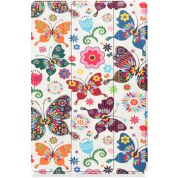 Mobigear Tri-Fold Samsung Galaxy Tab A8 10.5 (2021) Hoes Bookcase - Color Butterfly