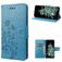 Mobigear Butterfly OnePlus 10T Hoesje Bookcase Portemonnee - Blauw