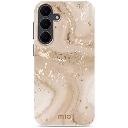 MIO Samsung Galaxy S25 FE MagSafe Hoesje Hardcase Backcover - Gold Marble