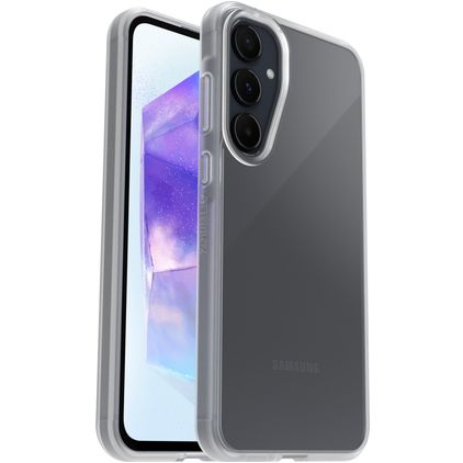 OtterBox React Doorzichtig Samsung Galaxy A55 Hoesje Hardcase Backcover Shockproof - Transparant