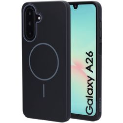 Mobiparts Slim Line Samsung Galaxy A26 MagSafe Hoesje Hardcase Backcover - Onyx Black