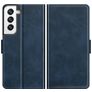 Mobigear Slim Magnet Samsung Galaxy S22 Hoesje Bookcase Portemonnee - Blauw