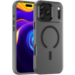 Mobigear Shockproof iPhone 17 Pro Max MagSafe Hoesje Hardcase Backcover - Zwart