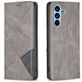 Mobigear Rhombus Slim Samsung Galaxy A54 Hoesje Bookcase - Grijs