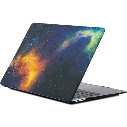 Mobigear Design MacBook Air 13 Inch (2018-2020) Hoes Hardshell Laptopcover MacBook Case - Universe - Model A1932 / A2179 / A2337
