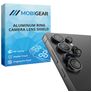 Mobigear Single Samsung Galaxy S25 Ultra Glazen Camera Lens Protector - Case Friendly - Zwart