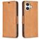 Mobigear Excellent iPhone 17 Hoesje Bookcase Portemonnee - Cognac
