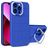 Mobigear Cube iPhone 14 Hoesje Hardcase Backcover met Standaard - Blauw