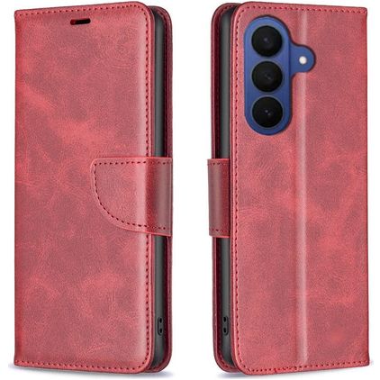 Mobigear Excellent Samsung Galaxy S26 FE Hoesje Bookcase Portemonnee - Rood