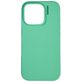 Nudient Base iPhone 16 Pro Max Siliconen Hoesje Backcover - Mint Green