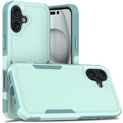 Mobigear Heavy Armor iPhone 16 Plus Hoesje Hardcase Backcover Shockproof - Groen