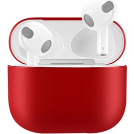 Mobigear Colors Apple AirPods 3 Hoesje Flexibel Siliconen - Rood