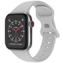 Mobigear Sport Dual Siliconen Apple Watch Bandje Druksluiting - 49/46/45/44 mm - Grijs
