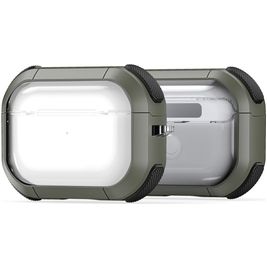 Mobigear Shockproof Apple AirPods Pro 1 Hardcase Hoesje - Groen